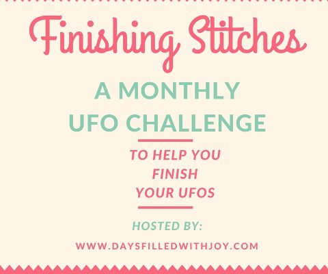Finishing Stitches a monthly UFO challenge