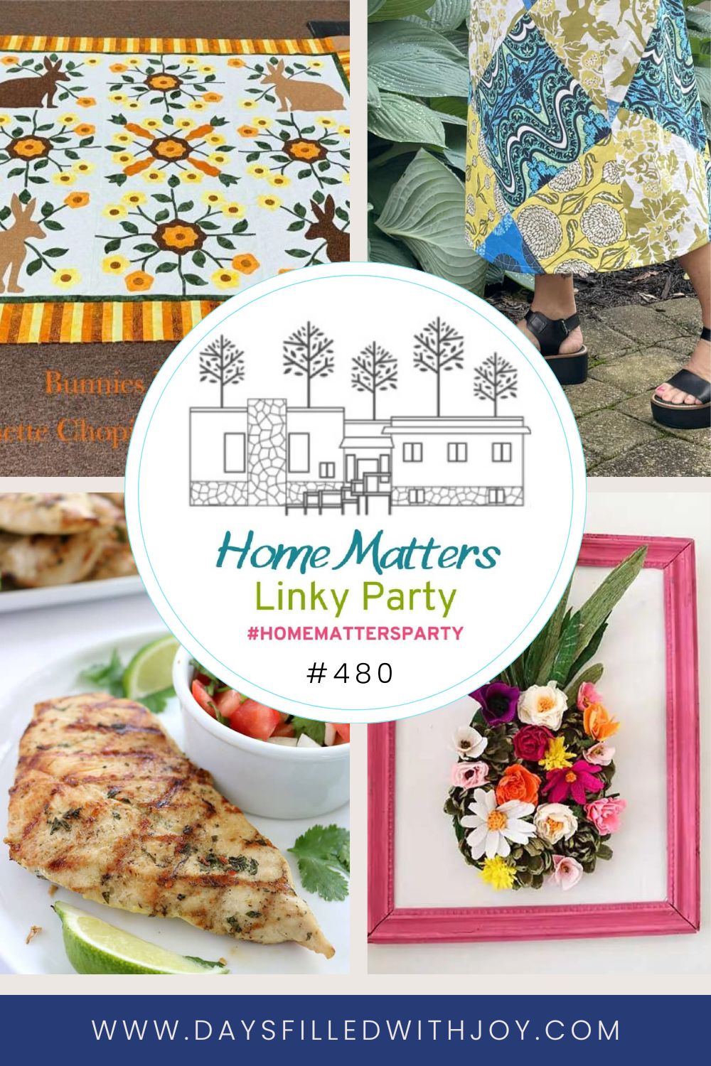 Home Matters Linky Party #480 - Days Filled With Joy