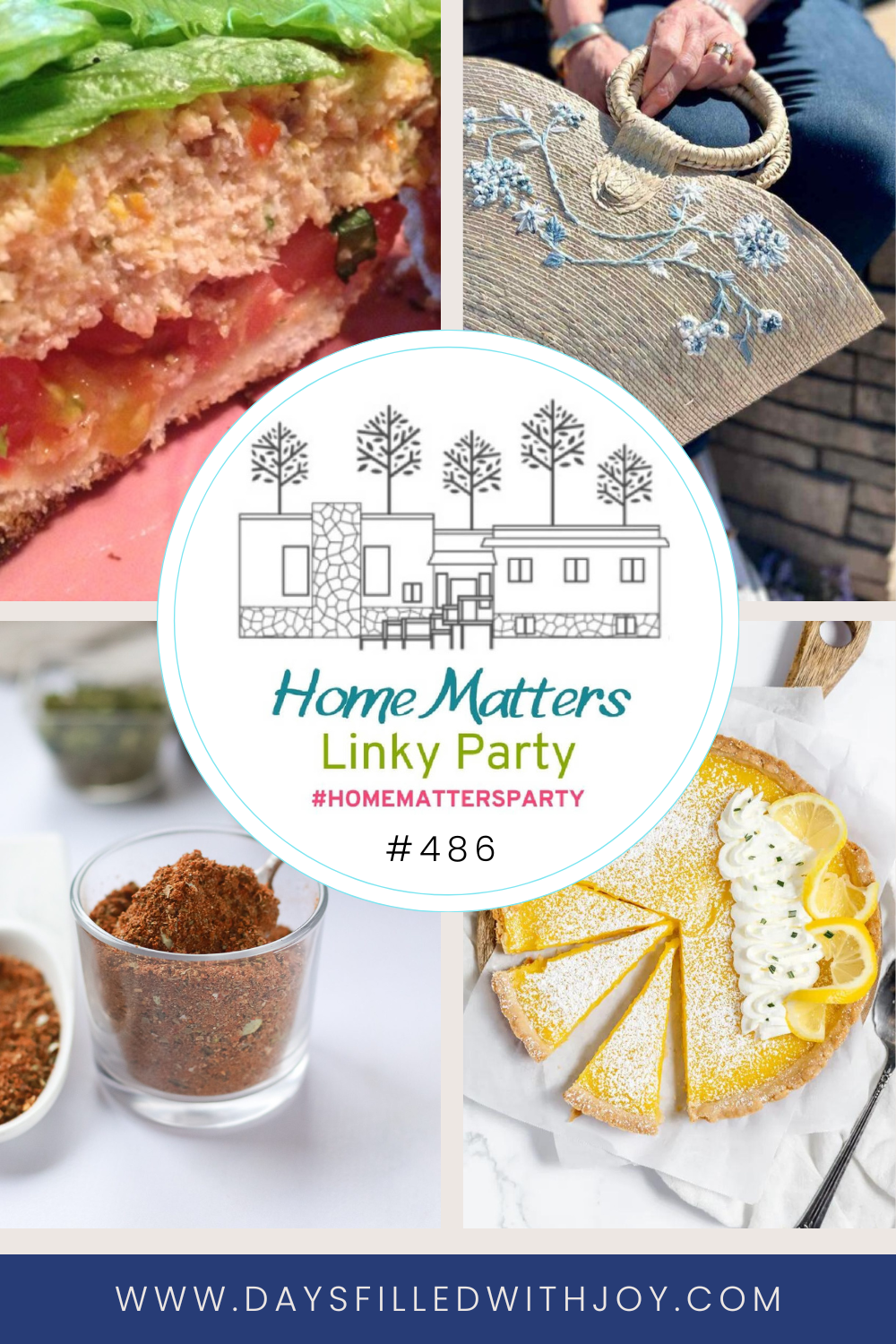 Home Matters Linky Party #486 - Days Filled With Joy