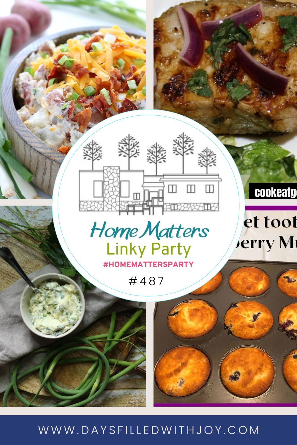 Home Matters Linky Party #487 - Days Filled With Joy