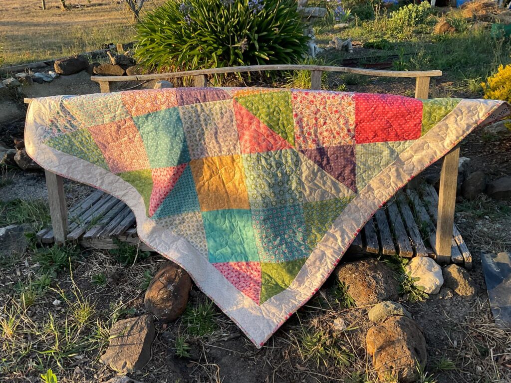 Layer Cake Carousel Shortcut Quilt ~ Free Pattern - Days Filled With Joy