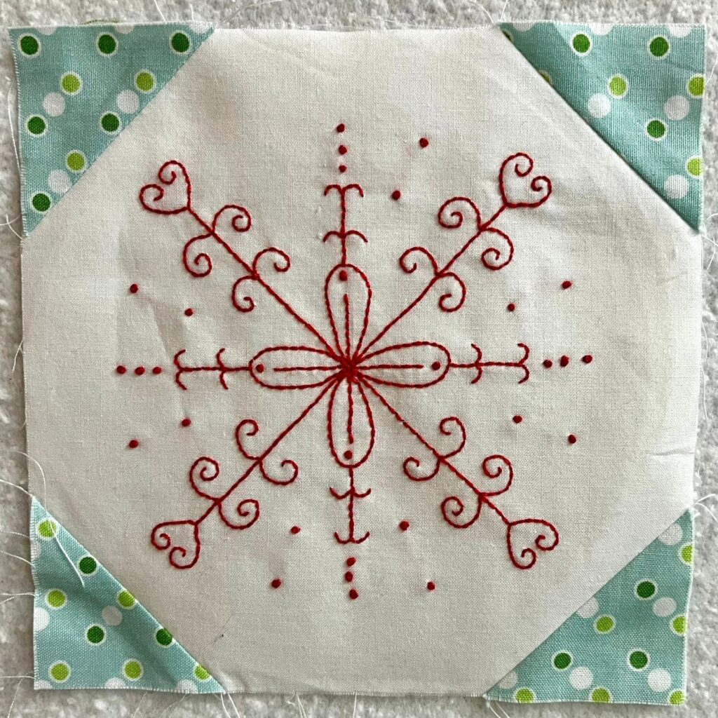 Snowballs and Snowflakes Block 8 - Days Filled With Joy