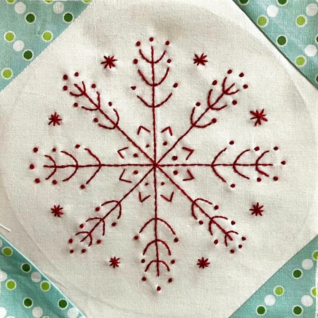 Snowballs and Snowflakes Block 9 - Days Filled With Joy