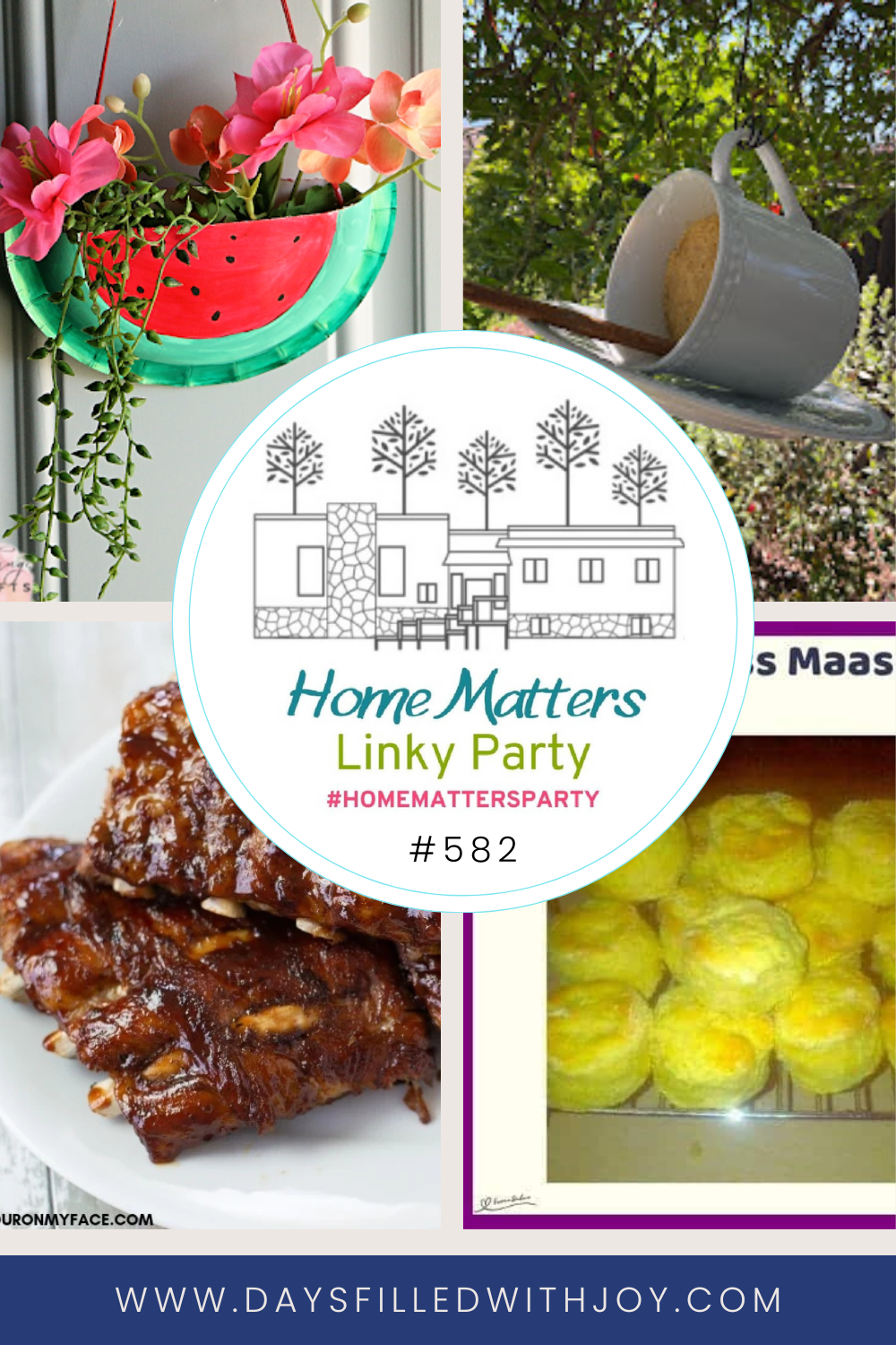 Home Matters Linky Party #582 - Days Filled With Joy